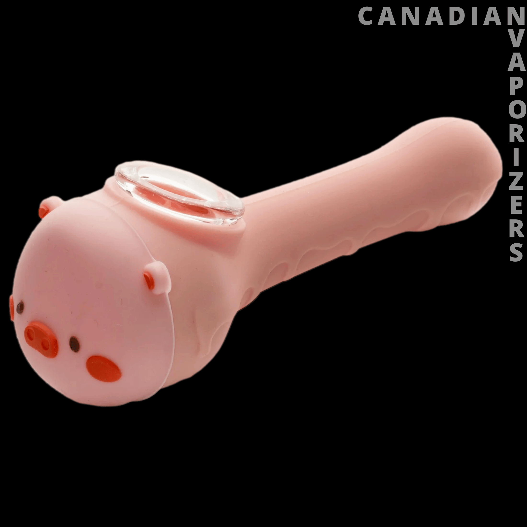 Lit Silicone 3.5" Piggy Hand Pipe