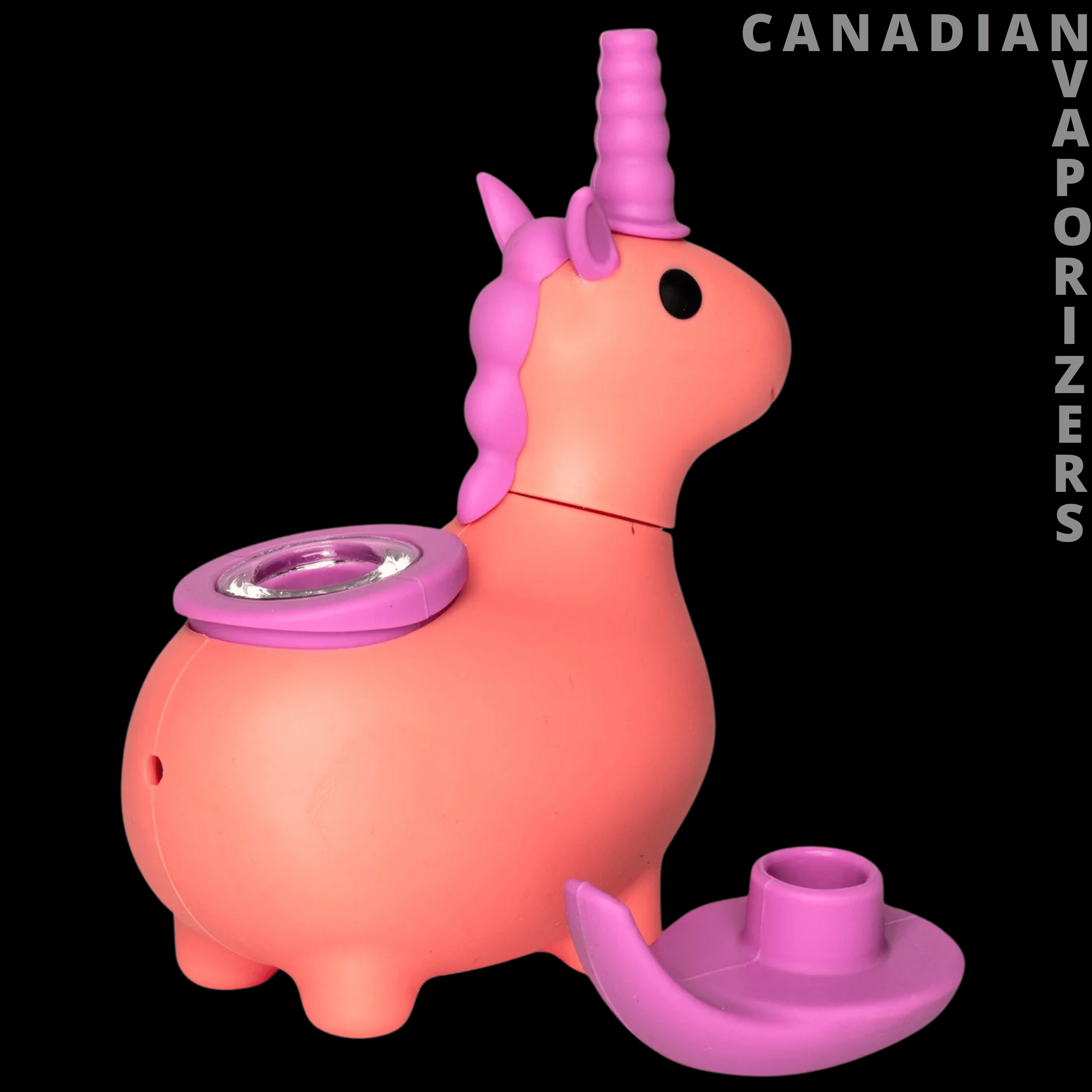 Lit Silicone 4.75&quot; Unicorn Hand Pipe