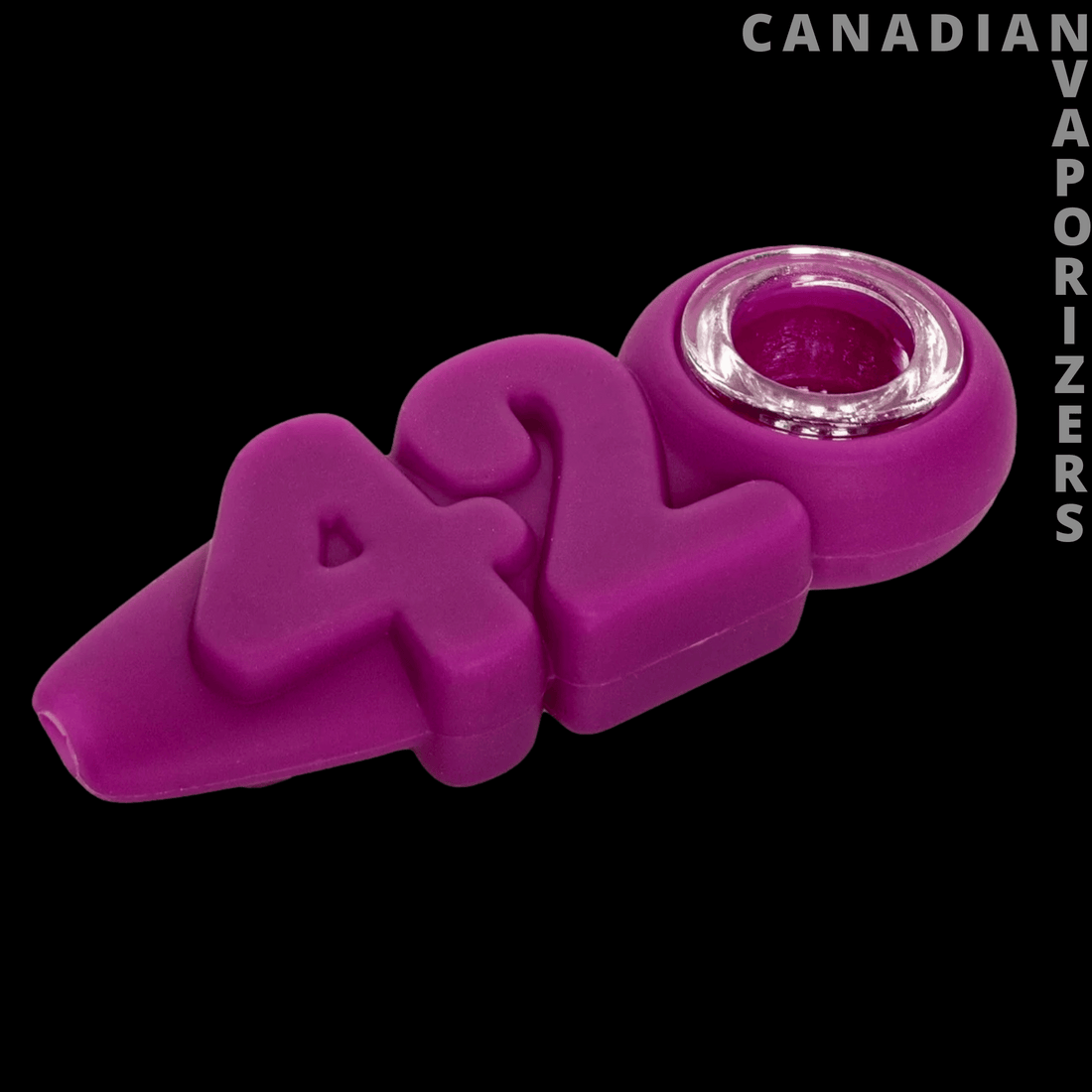 Lit Silicone 4&quot; 420 Hand Pipe