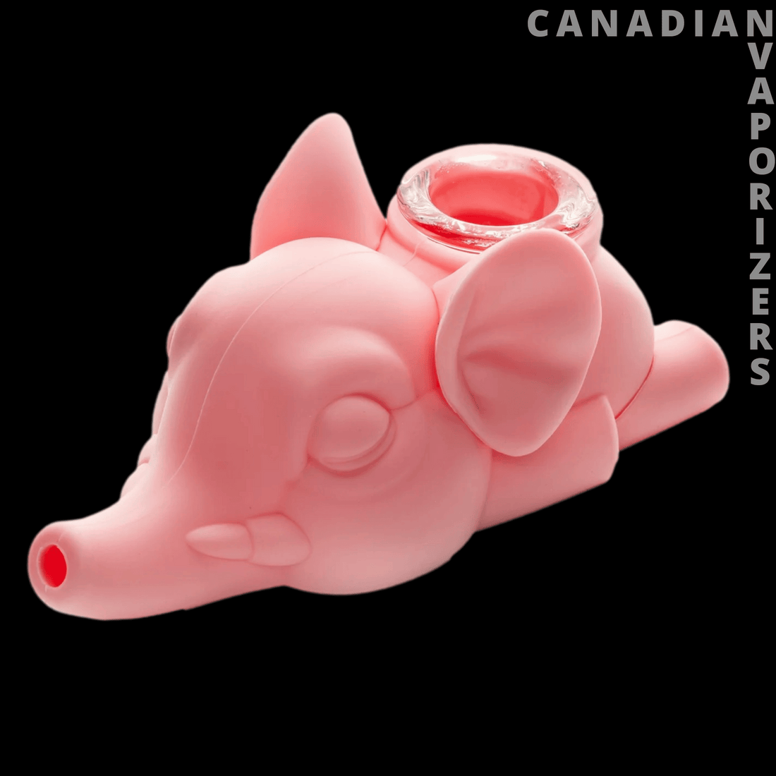 Lit Silicone 4&quot; Elephant Hand Pipe