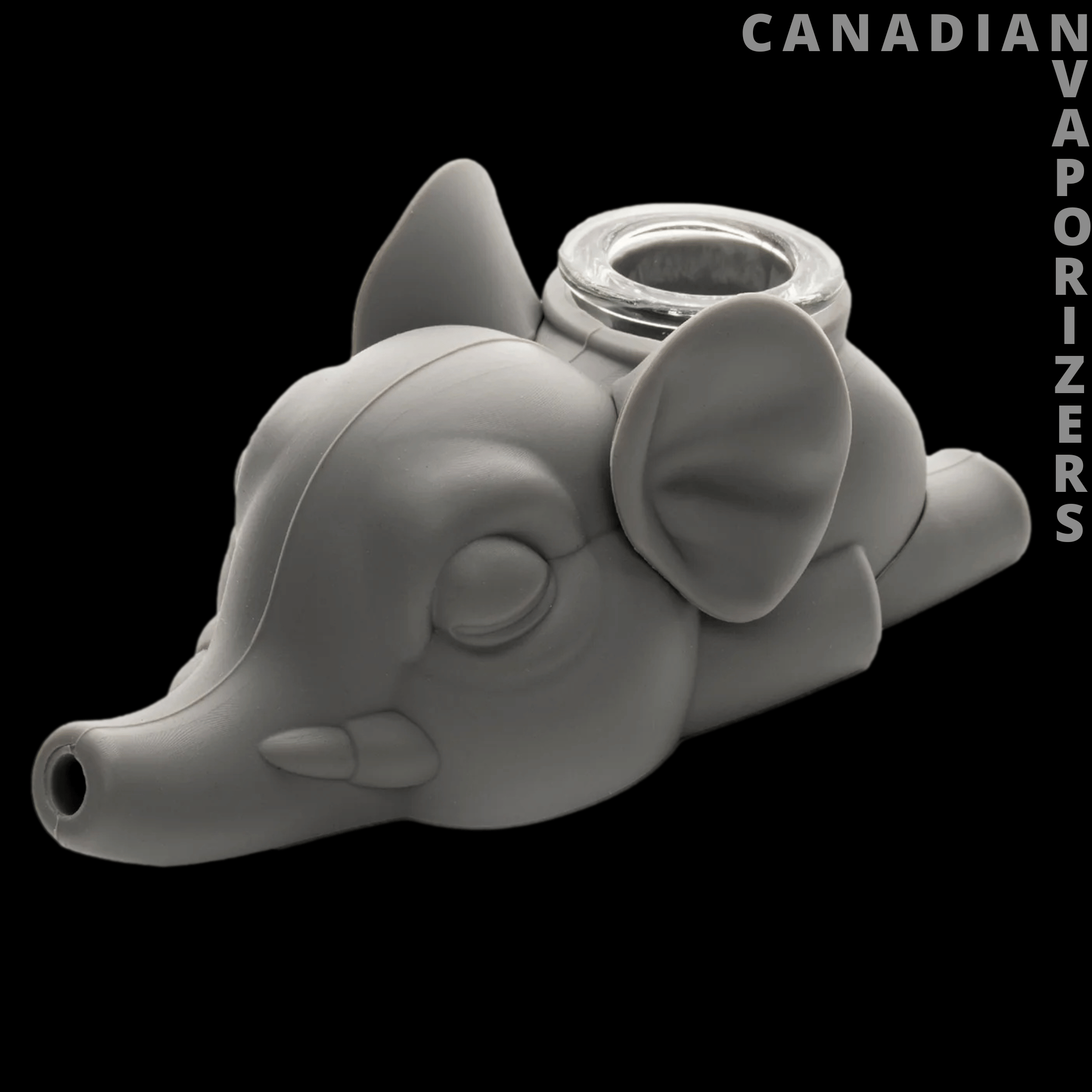 Lit Silicone 4&quot; Elephant Hand Pipe