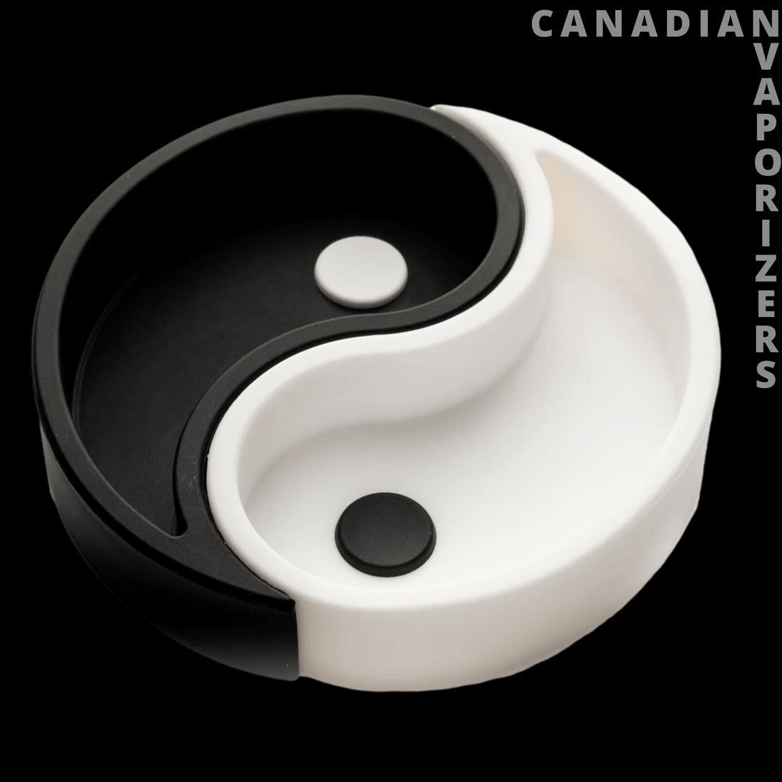 Lit Silicone 4&quot; Yin-Yang Ashtray
