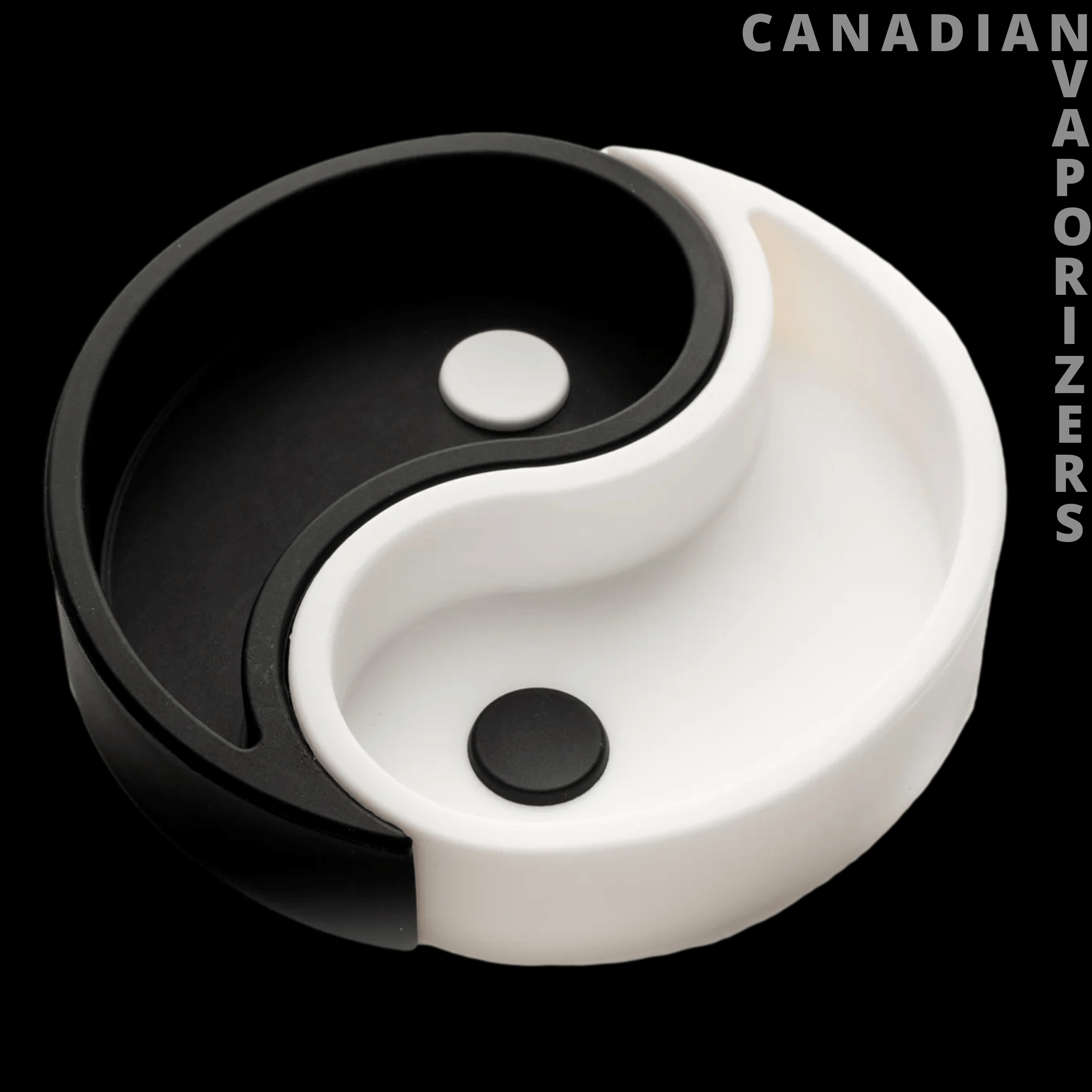 Lit Silicone 4&quot; Yin-Yang Ashtray