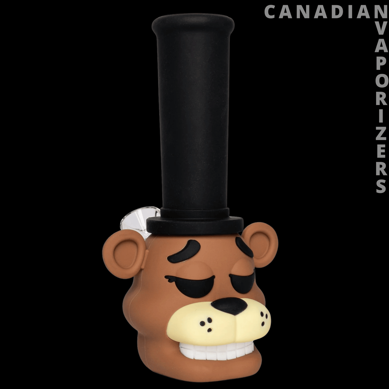 Lit Silicone 7" Bear Water Pipe