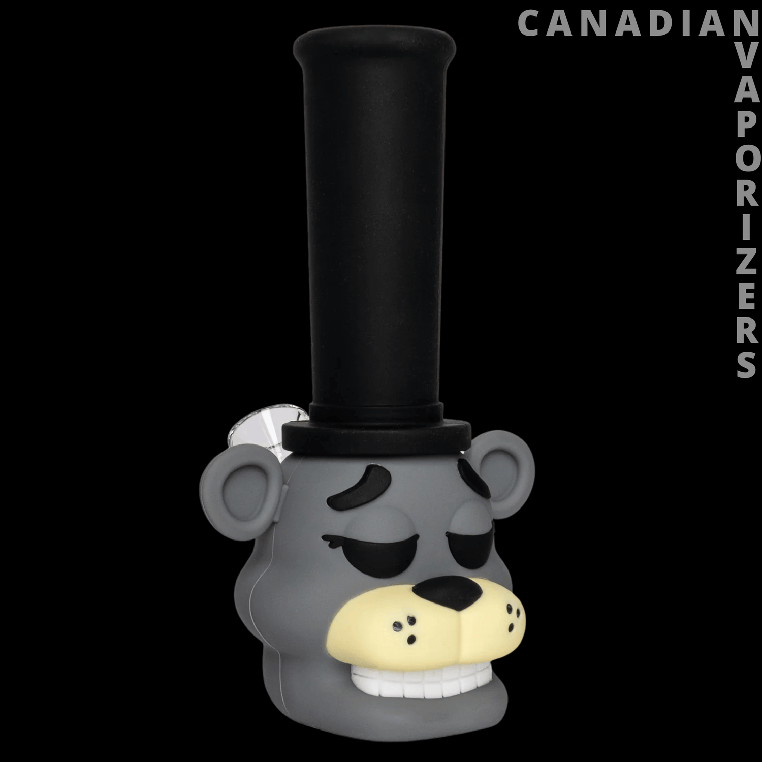 Lit Silicone 7" Bear Water Pipe