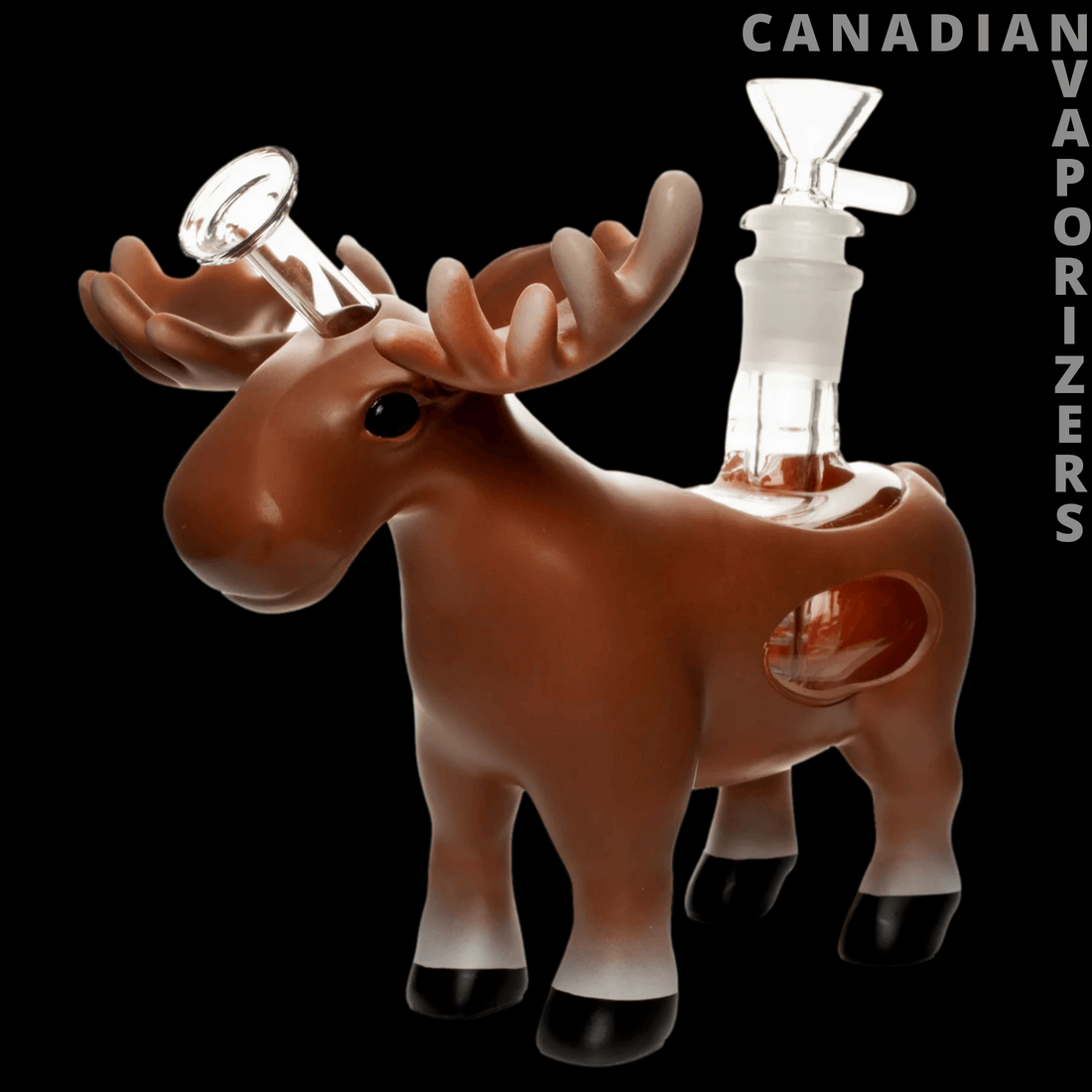 Lit Silicone 7&quot; Moose Water Pipe
