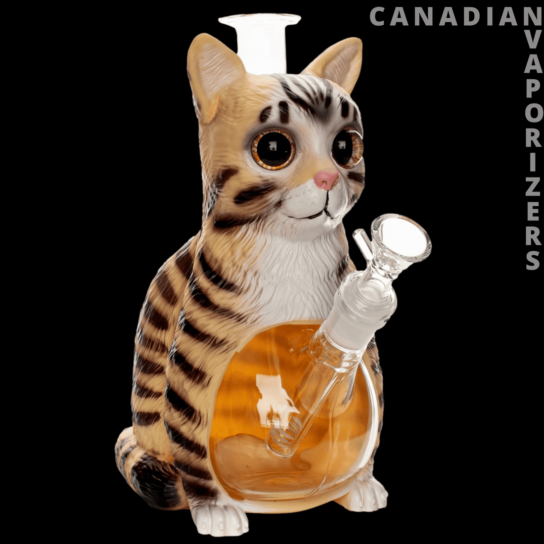 Lit Silicone 8.75&quot; Cat Water Pipe