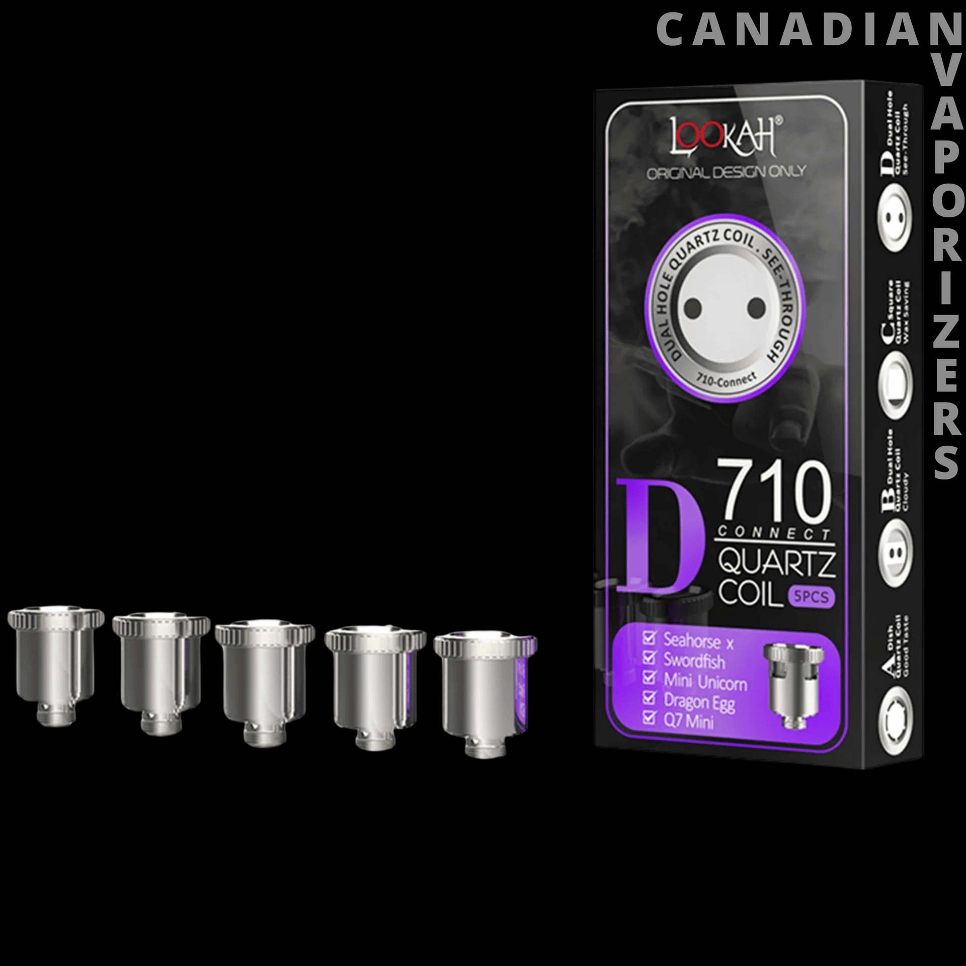 Lookah 710 Quartz Coils (Pack of 5) – Canadian Vaporizers