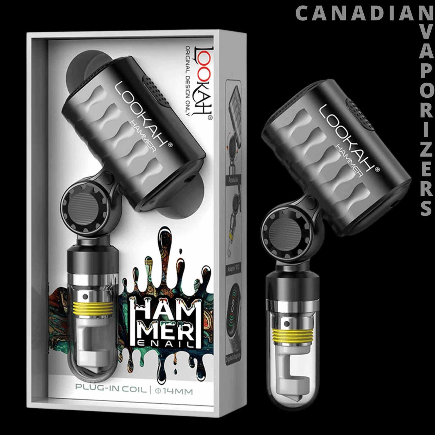 Lookah Hammer 14mm Portable Enail Banger for Dab Rig