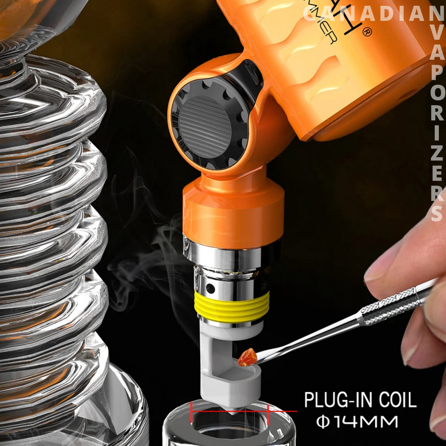 Lookah Hammer 14mm Portable Enail Banger for Dab Rig