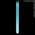 Puffco Hot Knife - Slim turquoise Puffco Hot Knife tool with a rounded cap and small side button, shown vertically.