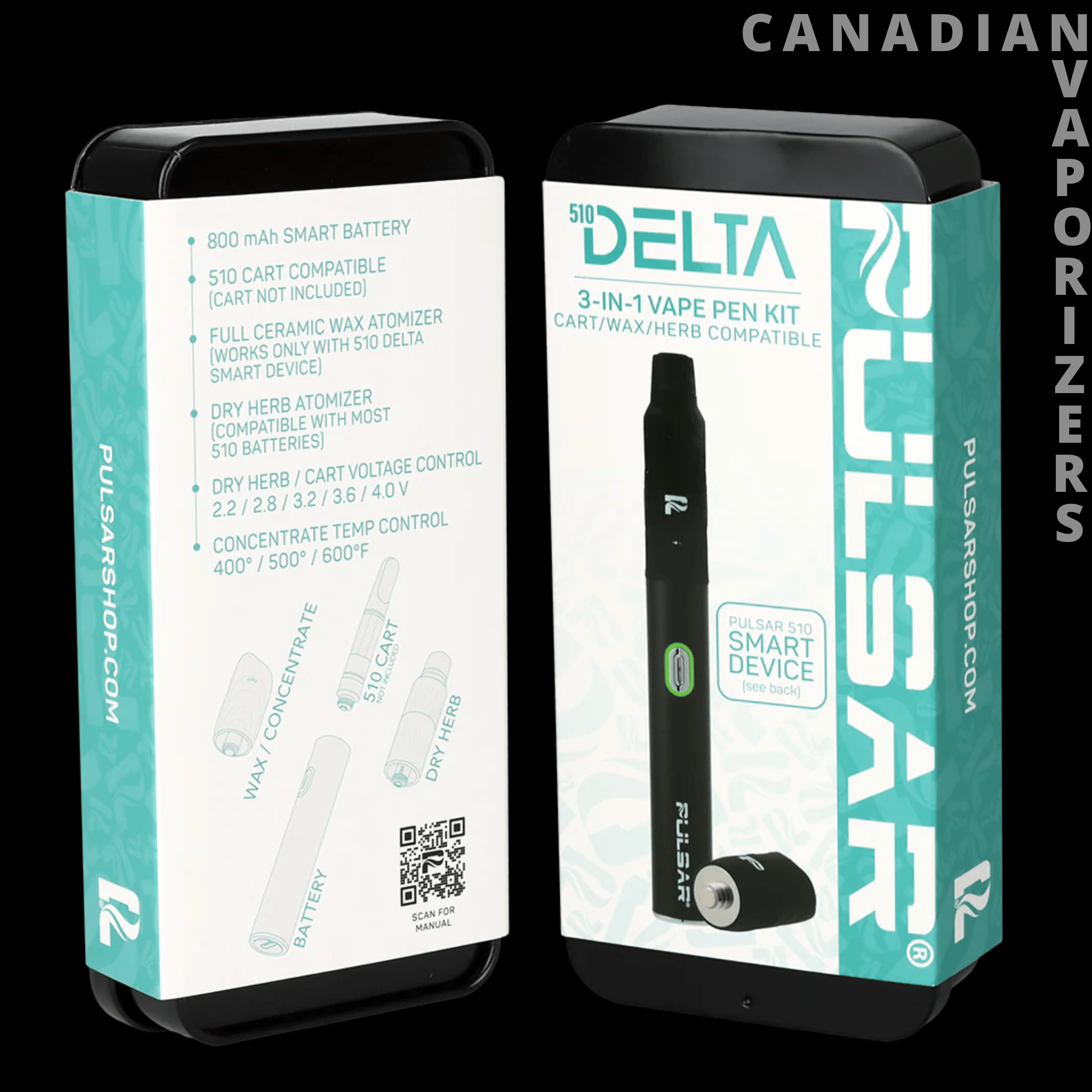 Pulsar 510 Delta 3 in 1 Vaporizer Kit