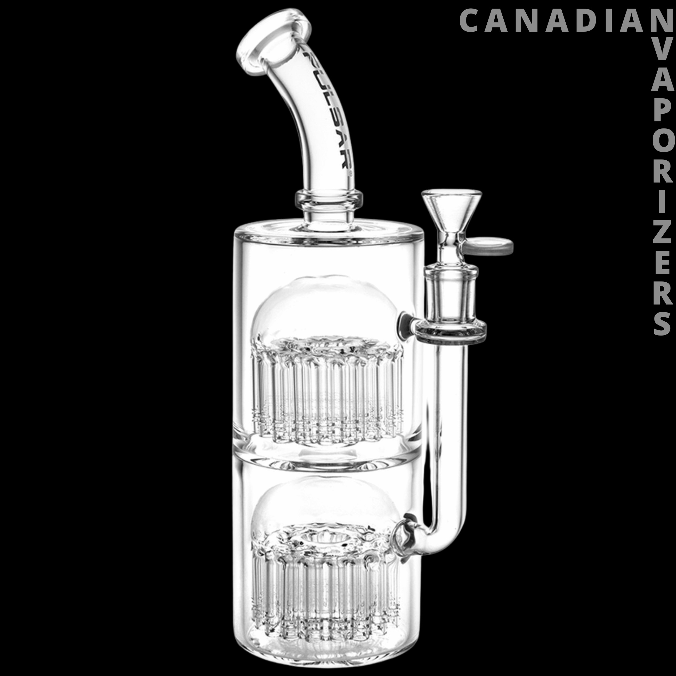 Pulsar 60-Arm Glass Water Pipe - 11&quot;