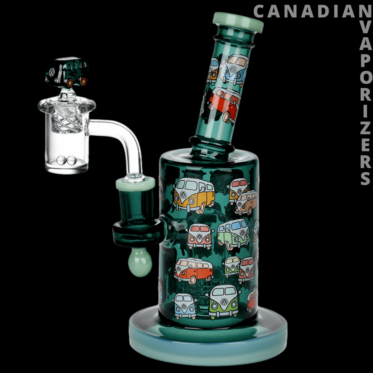 Pulsar Greatest Hits Series Glow Dab Rig Kit - V-Dubz / 8&quot; / 14mm F