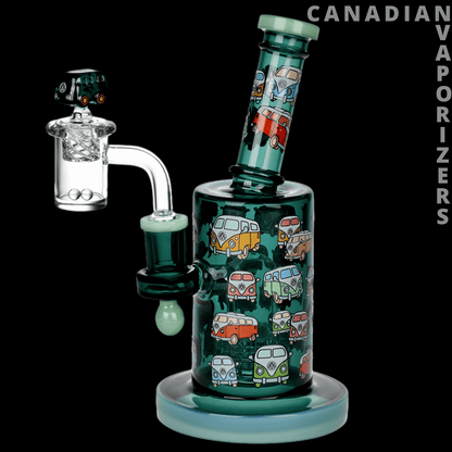 Pulsar Greatest Hits Series Glow Dab Rig Kit - V-Dubz / 8&quot; / 14mm F