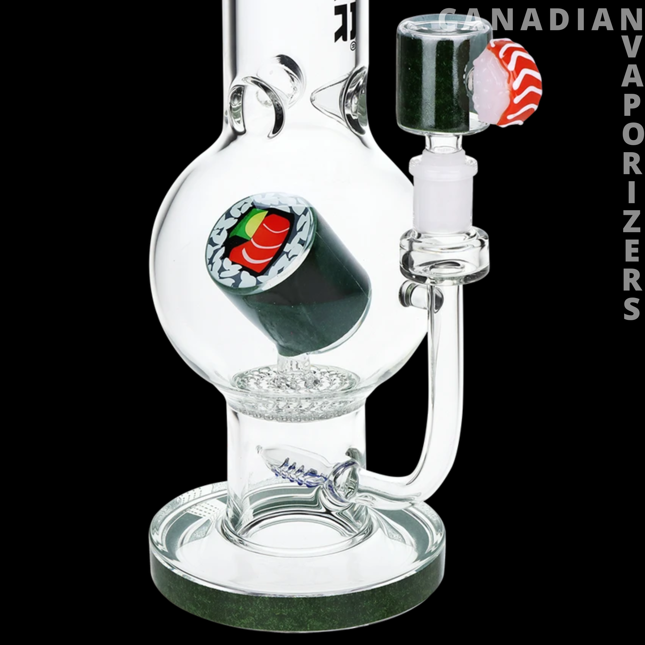 Pulsar Sushi Time Bubble Base Glass Water Pipe