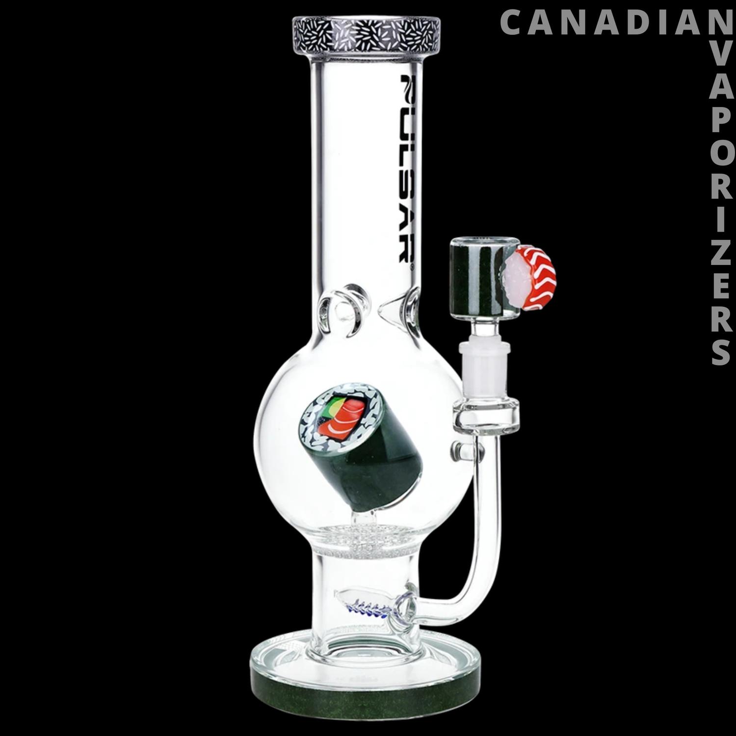 Pulsar Sushi Time Bubble Base Glass Water Pipe