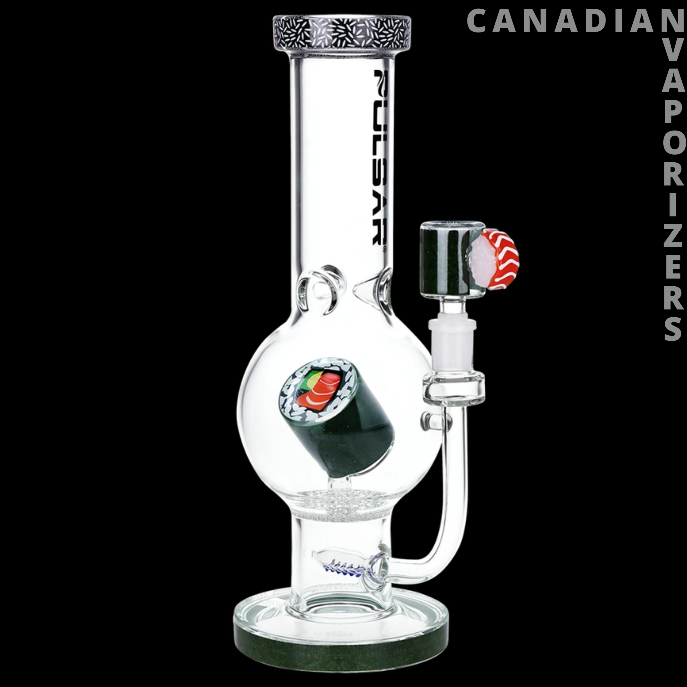 Pulsar Sushi Time Bubble Base Glass Water Pipe
