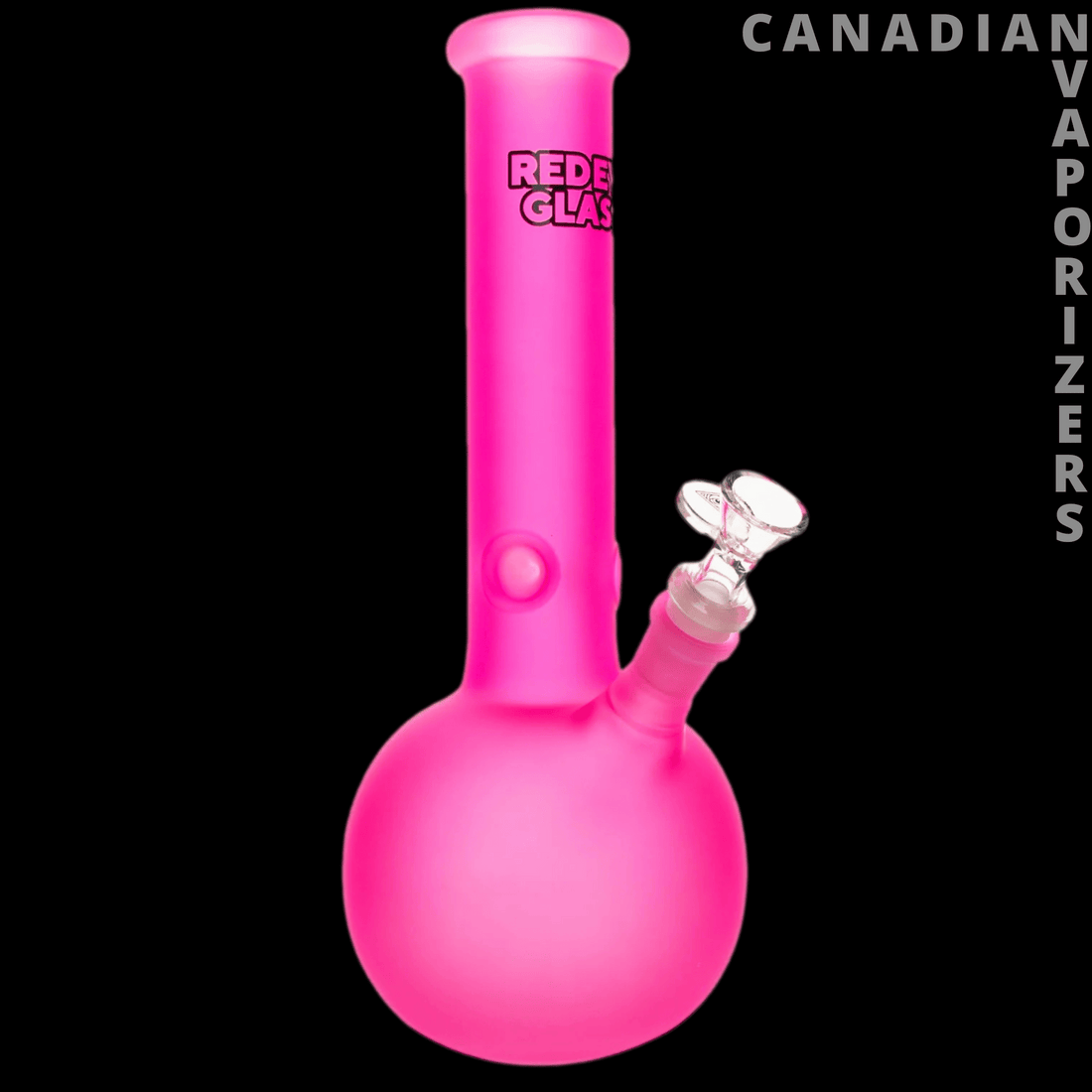 Red Eye Glass 12&quot; Frosted Bubble Base Water Pipe