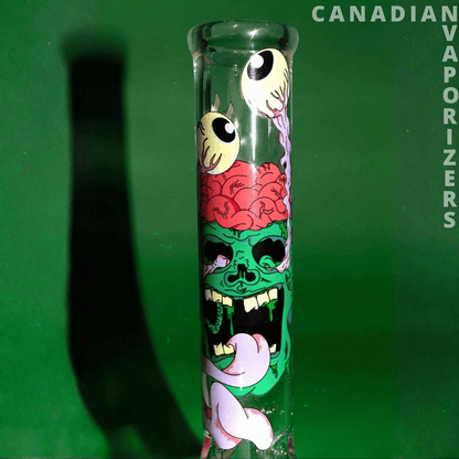 Red Eye Glass 12&quot; Tongue Twister Water Pipe