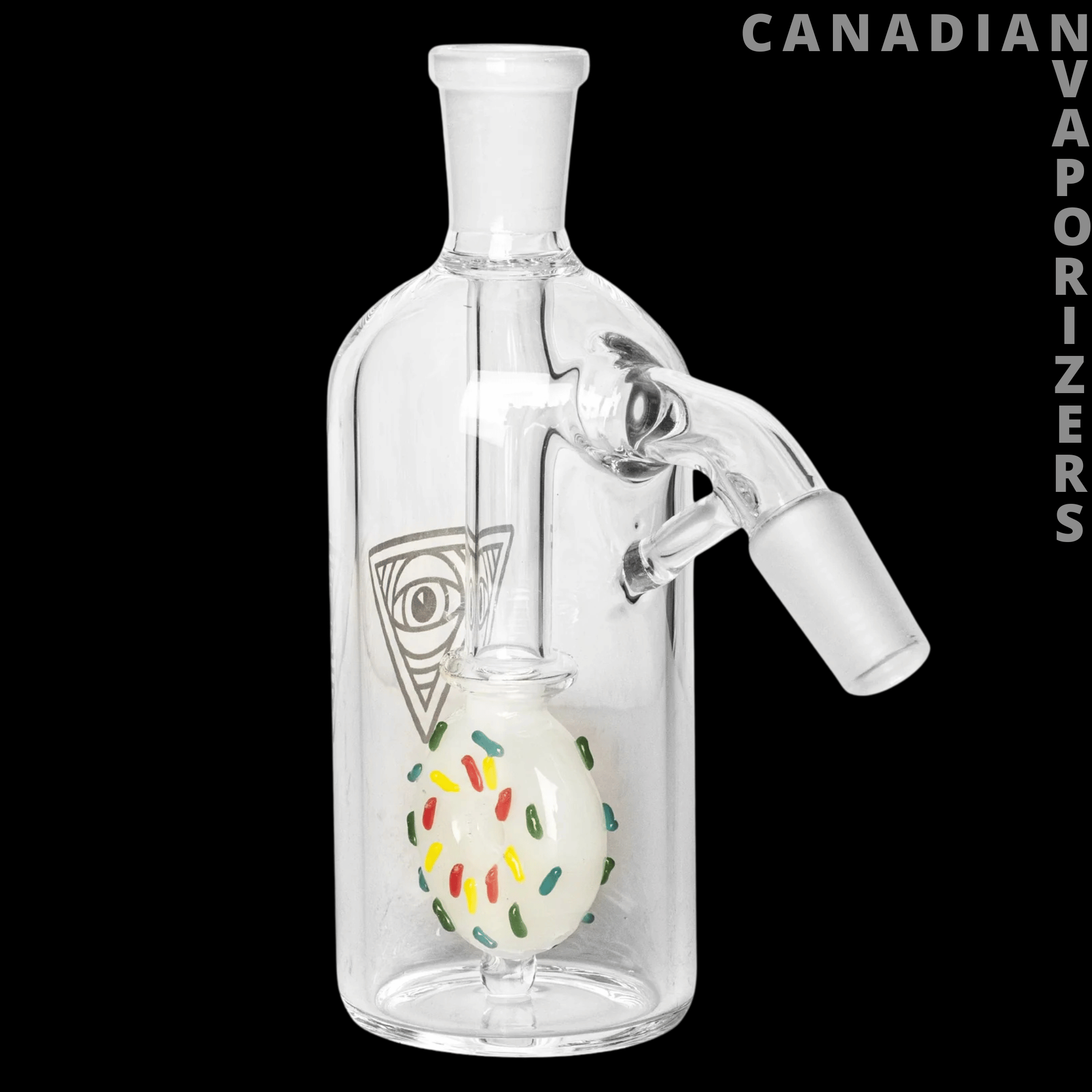 Red Eye Glass 14mm 45 Degree Donut Ash Catcher