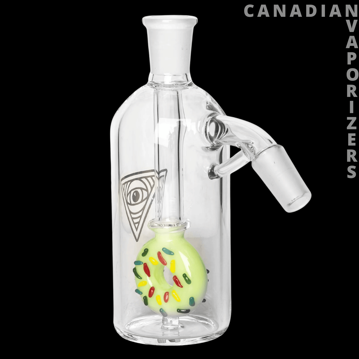 Red Eye Glass 14mm 45 Degree Donut Ash Catcher