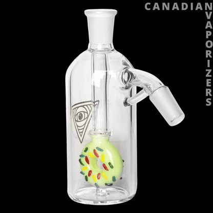 Red Eye Glass 14mm 45 Degree Donut Ash Catcher