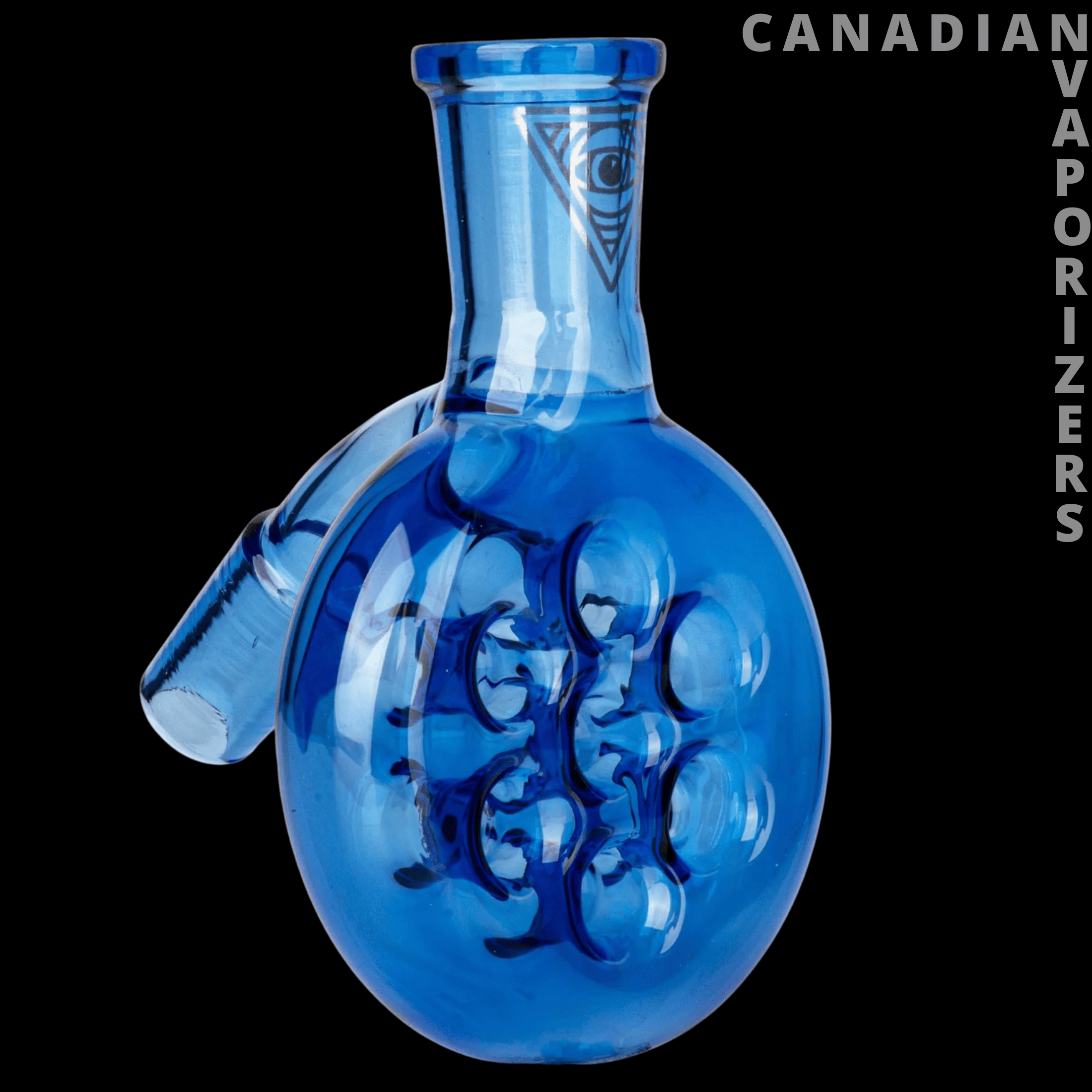 Red Eye Glass 14mm 45 Degree Swiss Dry Catcher