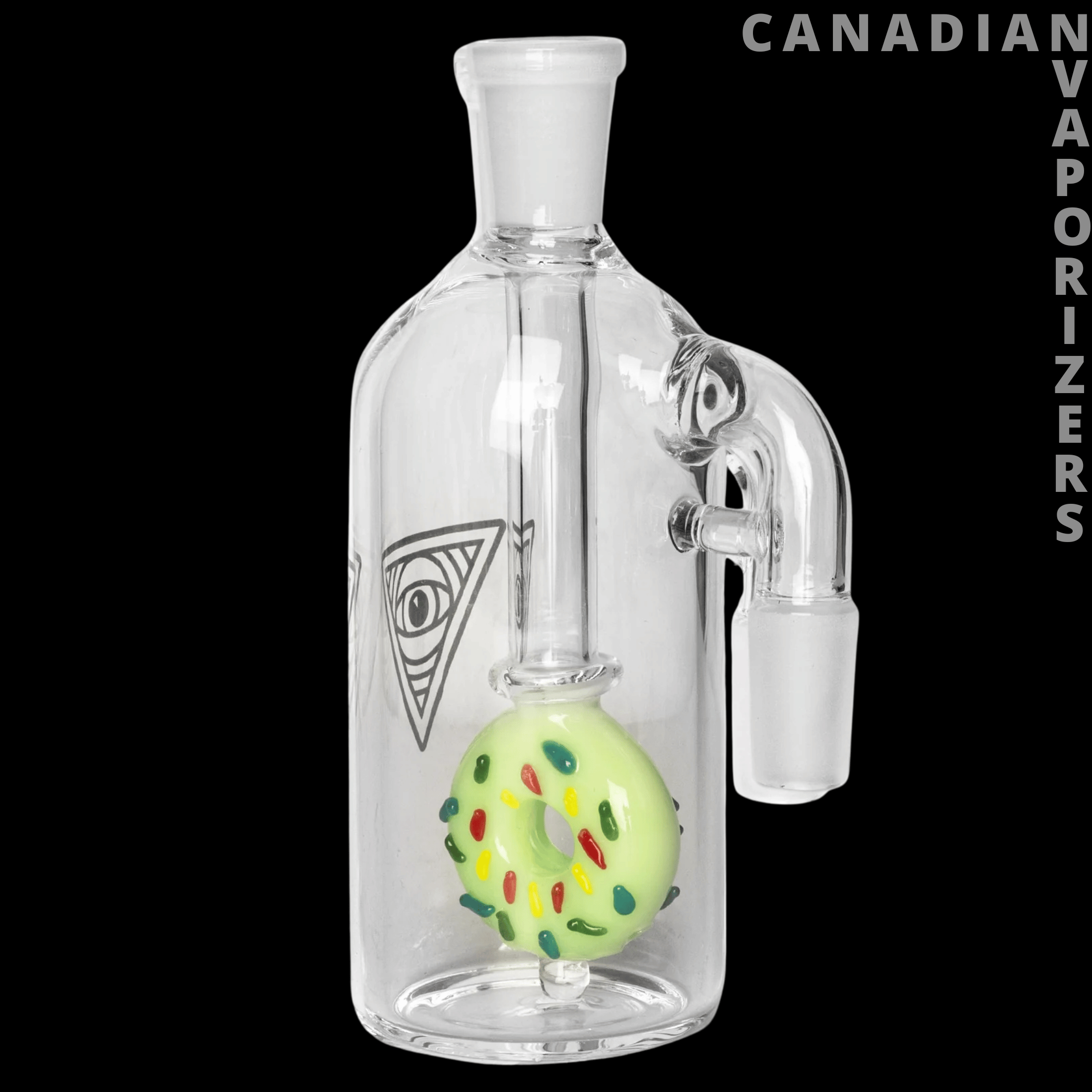 Red Eye Glass 14mm 90 Degree Donut Ash Catcher