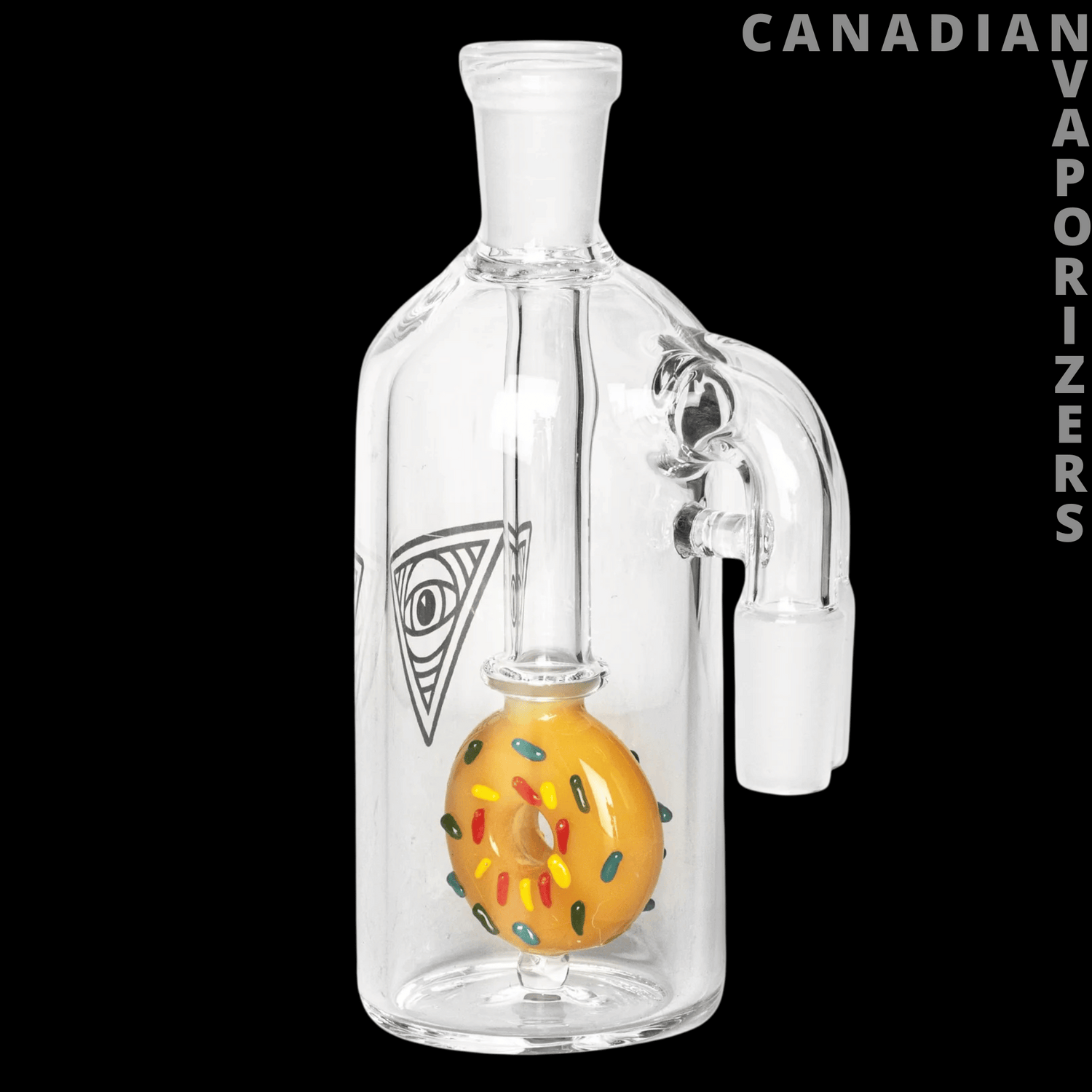 Red Eye Glass 14mm 90 Degree Donut Ash Catcher