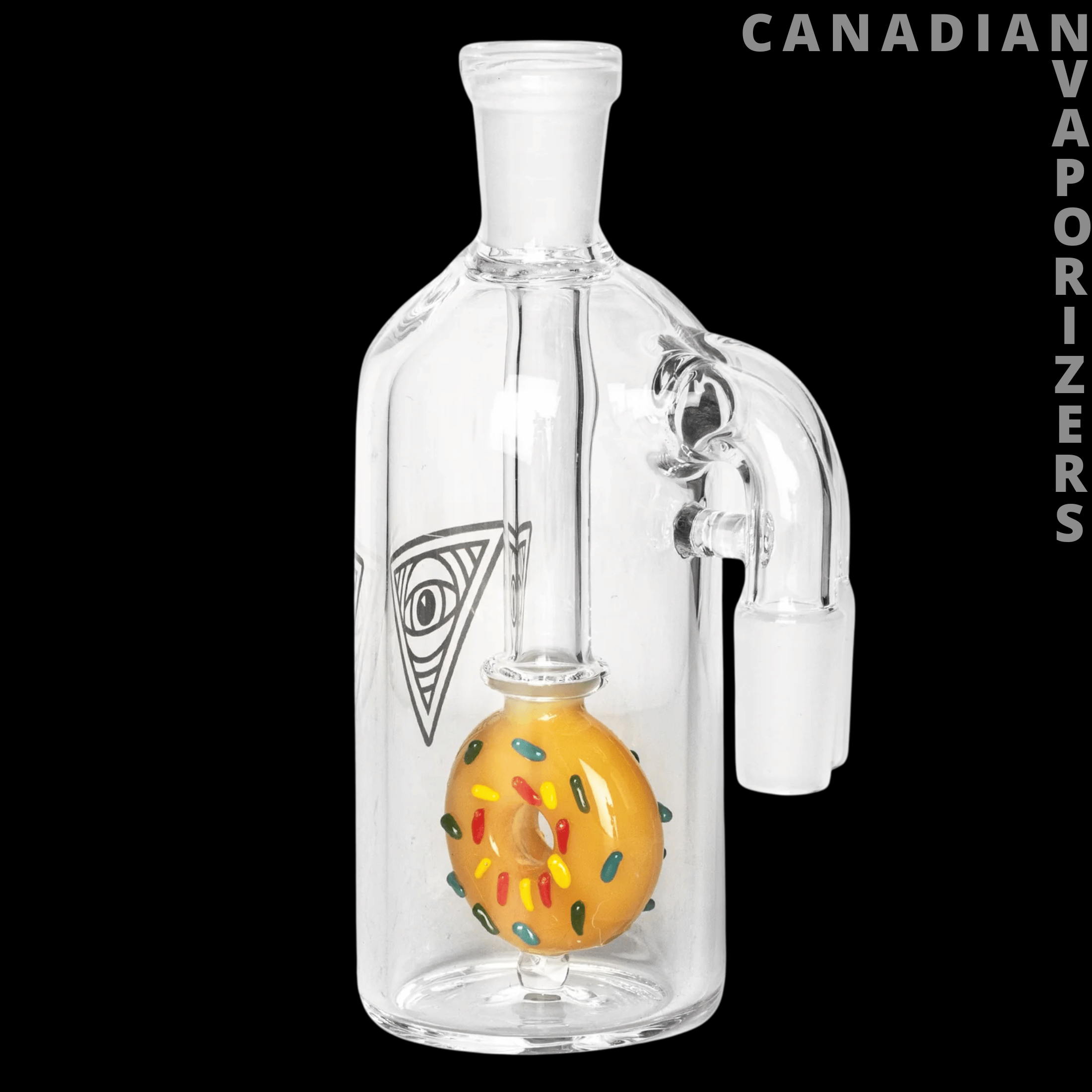 Red Eye Glass 14mm 90 Degree Donut Ash Catcher