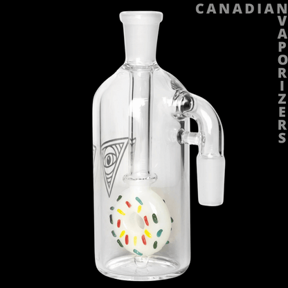 Red Eye Glass 14mm 90 Degree Donut Ash Catcher