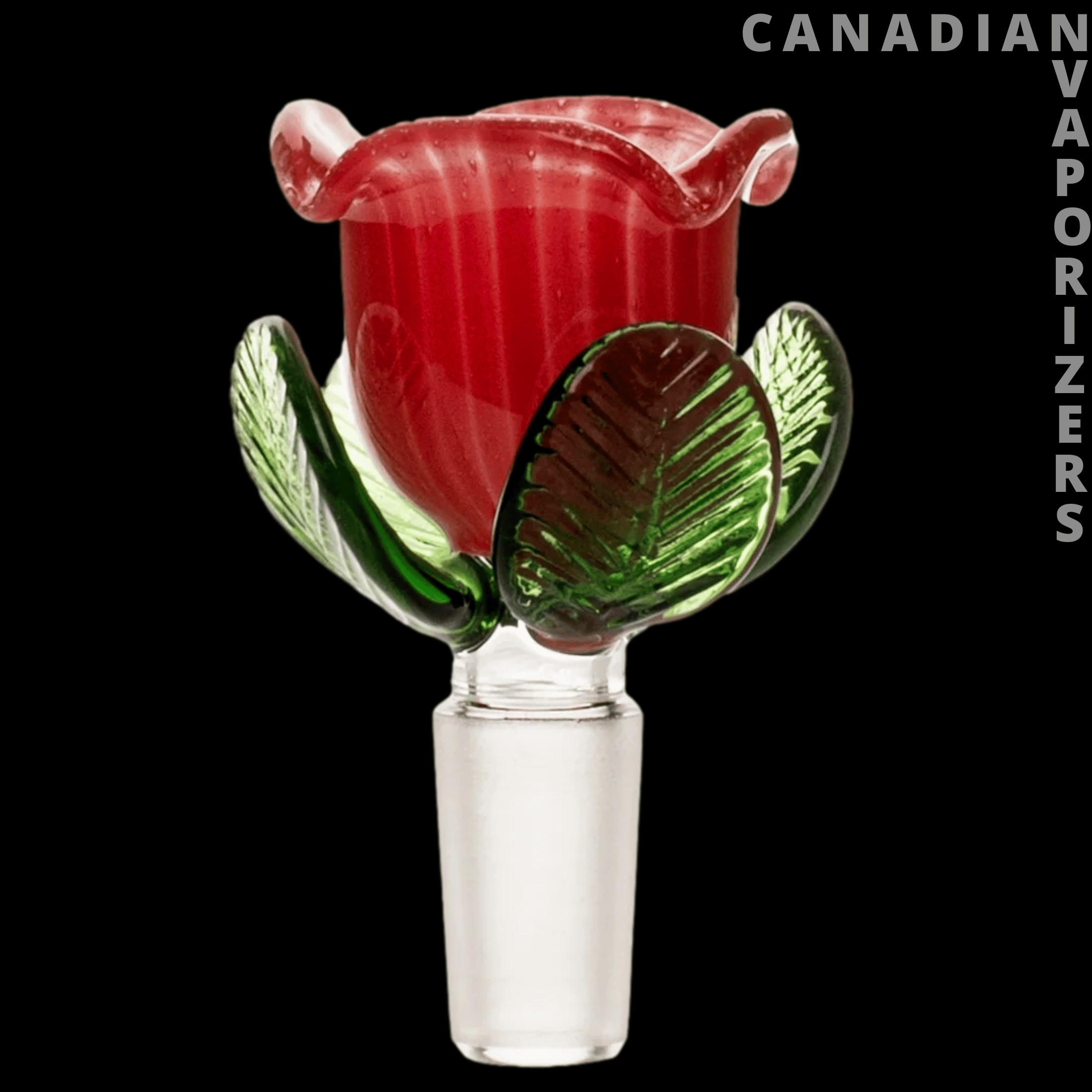 Red Eye Glass 14mm Flower Pull-Out