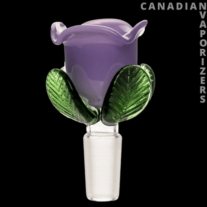 Red Eye Glass 14mm Flower Pull-Out