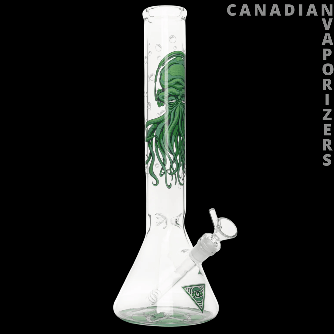 Red Eye Glass 15" Glow-in-the-Dark Cthulhu Water Pipe