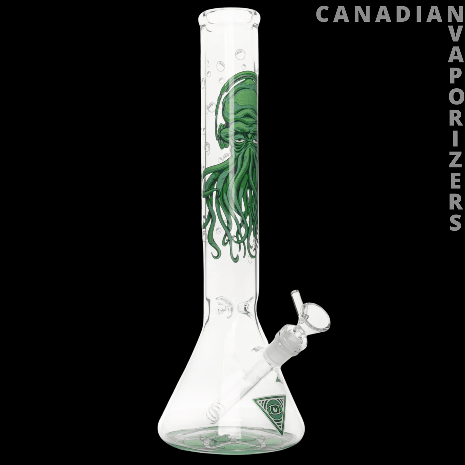 Red Eye Glass 15" Glow-in-the-Dark Cthulhu Water Pipe