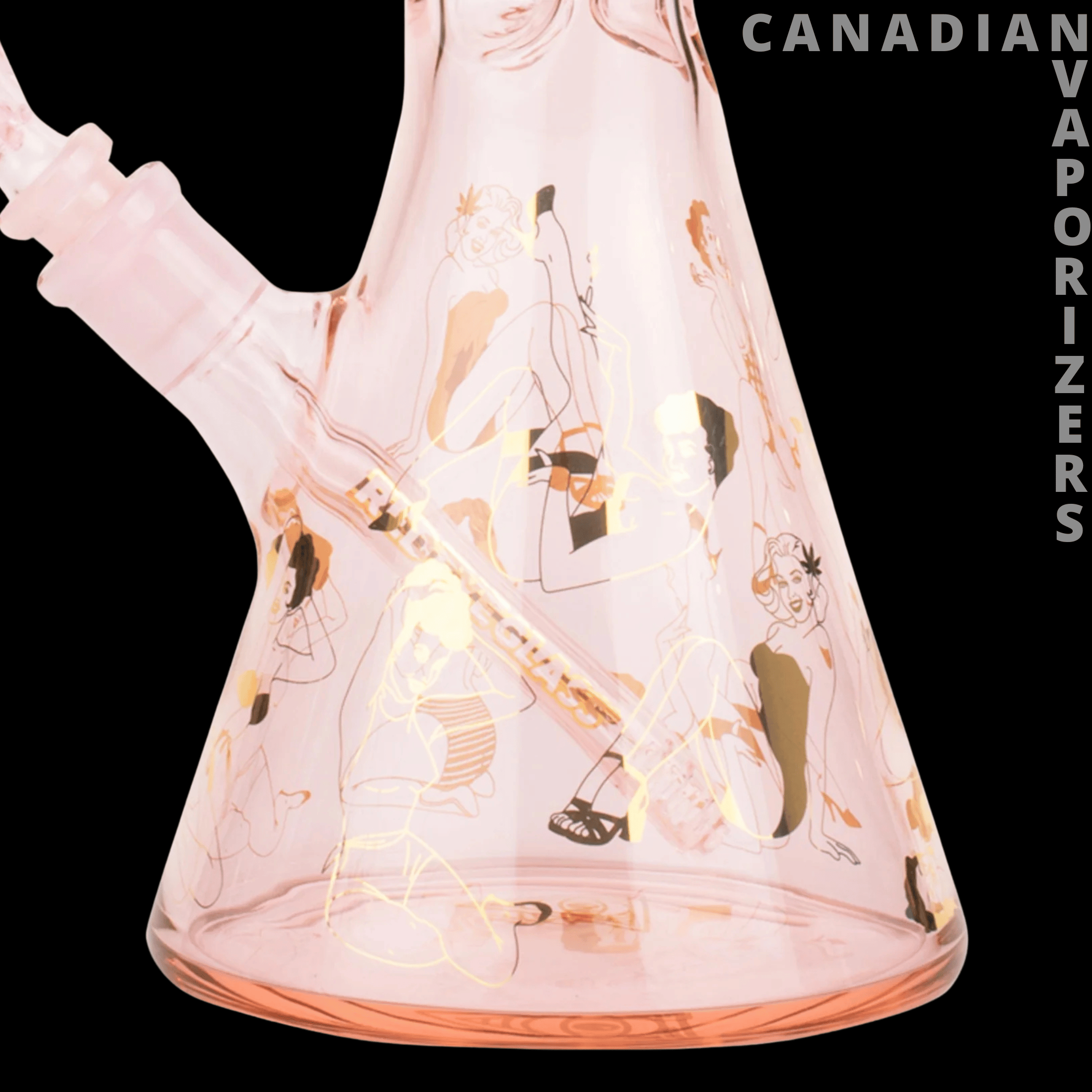 Red Eye Glass 15&quot; Pin-Up Beaker Tube