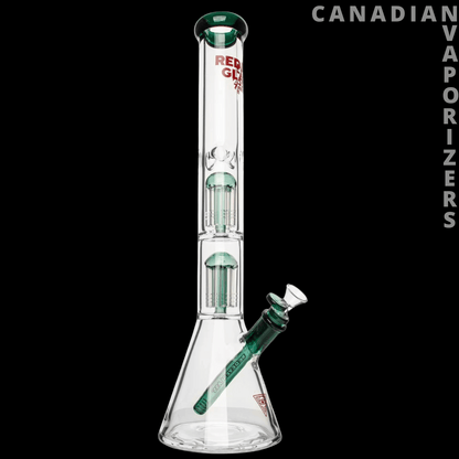 Red Eye Glass 24" 7mm Thick Wildwood Triple Chamber Beaker Base Water Pipe