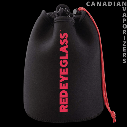 Red Eye Glass 4.5&quot; Hearts Spoon Hand Pipe