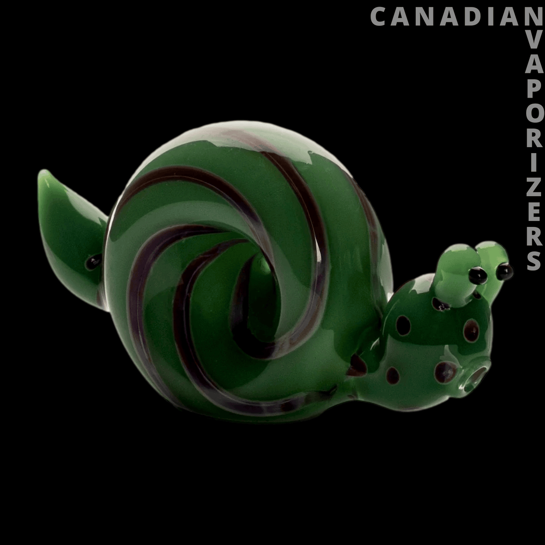 Red Eye Glass 4.5&quot; Snail Hand Pipe