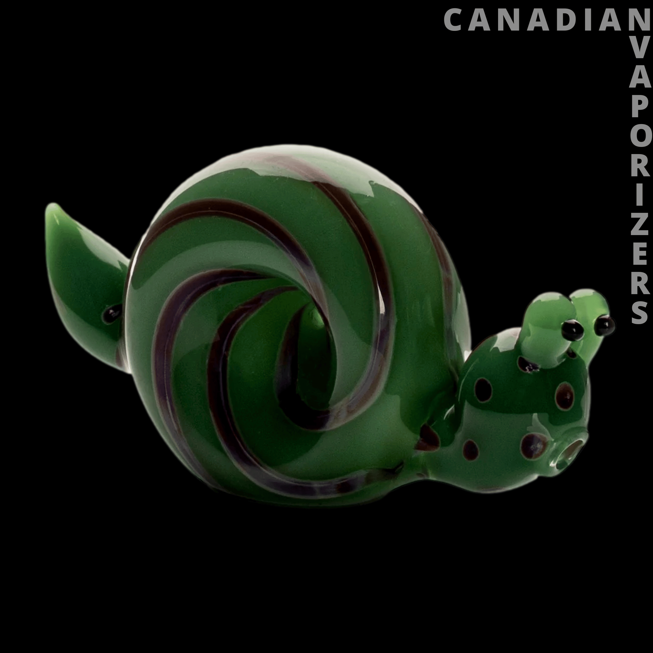 Red Eye Glass 4.5&quot; Snail Hand Pipe