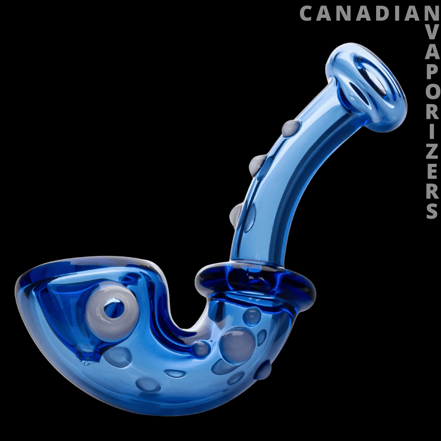 Red Eye Glass 4&quot; Knobby Sherlock Hand Pipe