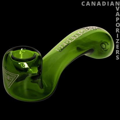 Red Eye Glass 5&quot; Sherlock Hand Pipe