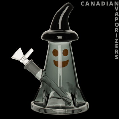 Red Eye Glass 7.5&quot; Ghost Bubbler