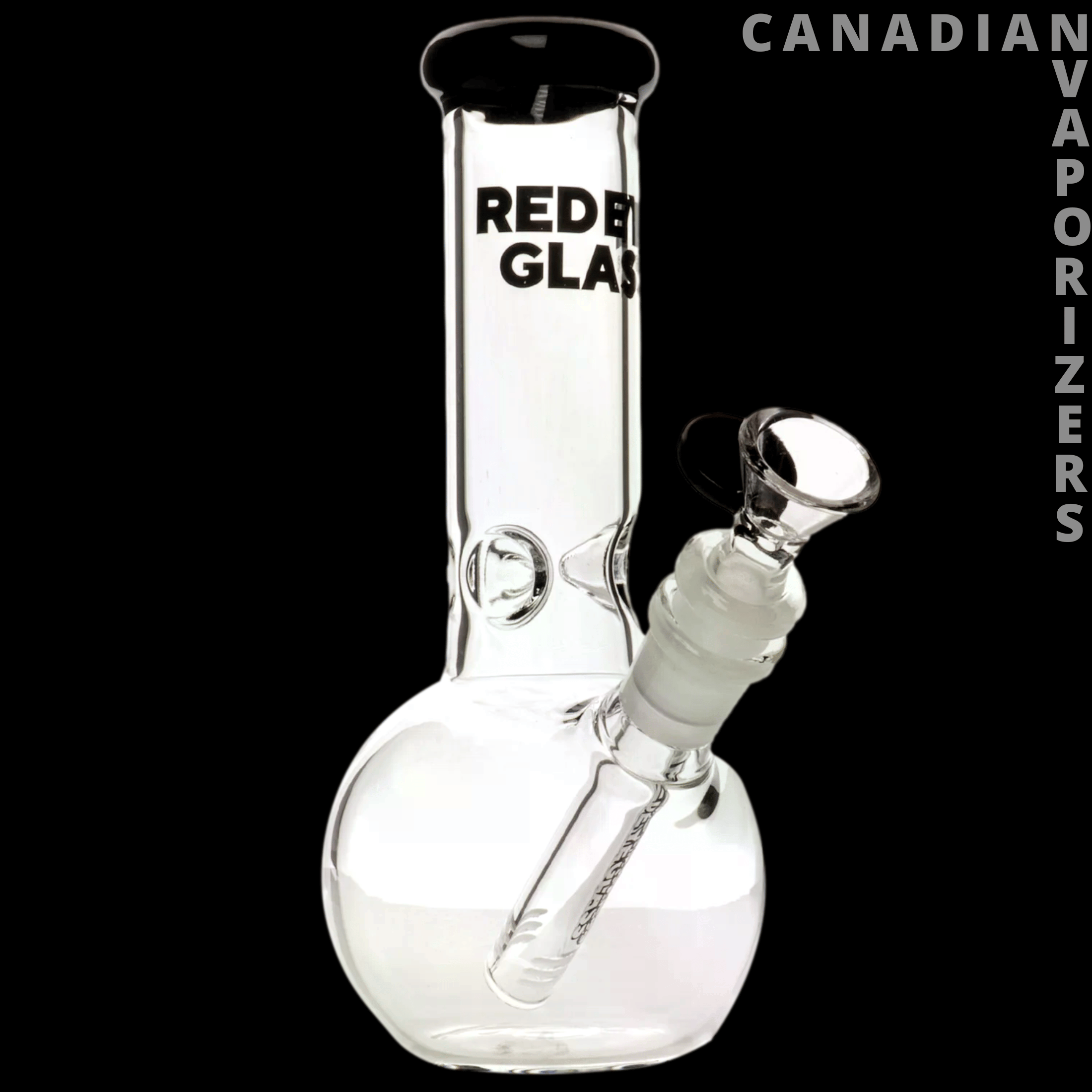 Red Eye Glass 8" Bubble Base Water Pipe