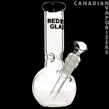 Red Eye Glass 8" Bubble Base Water Pipe