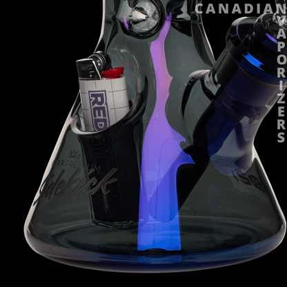 Red Eye Tek 12&quot; 7mm Thick Terminator Finish Sidekick Beaker Tube (Limited Edition)