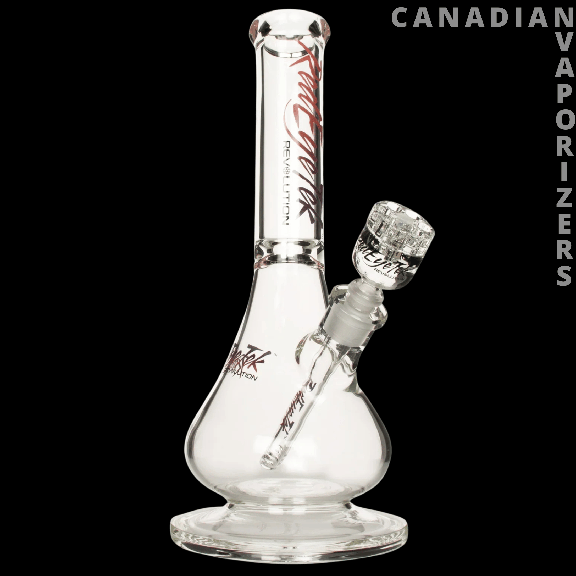 Red Eye Tek 15&quot; 7mm Thick Revolution Pedestal Bell Base Water Pipe