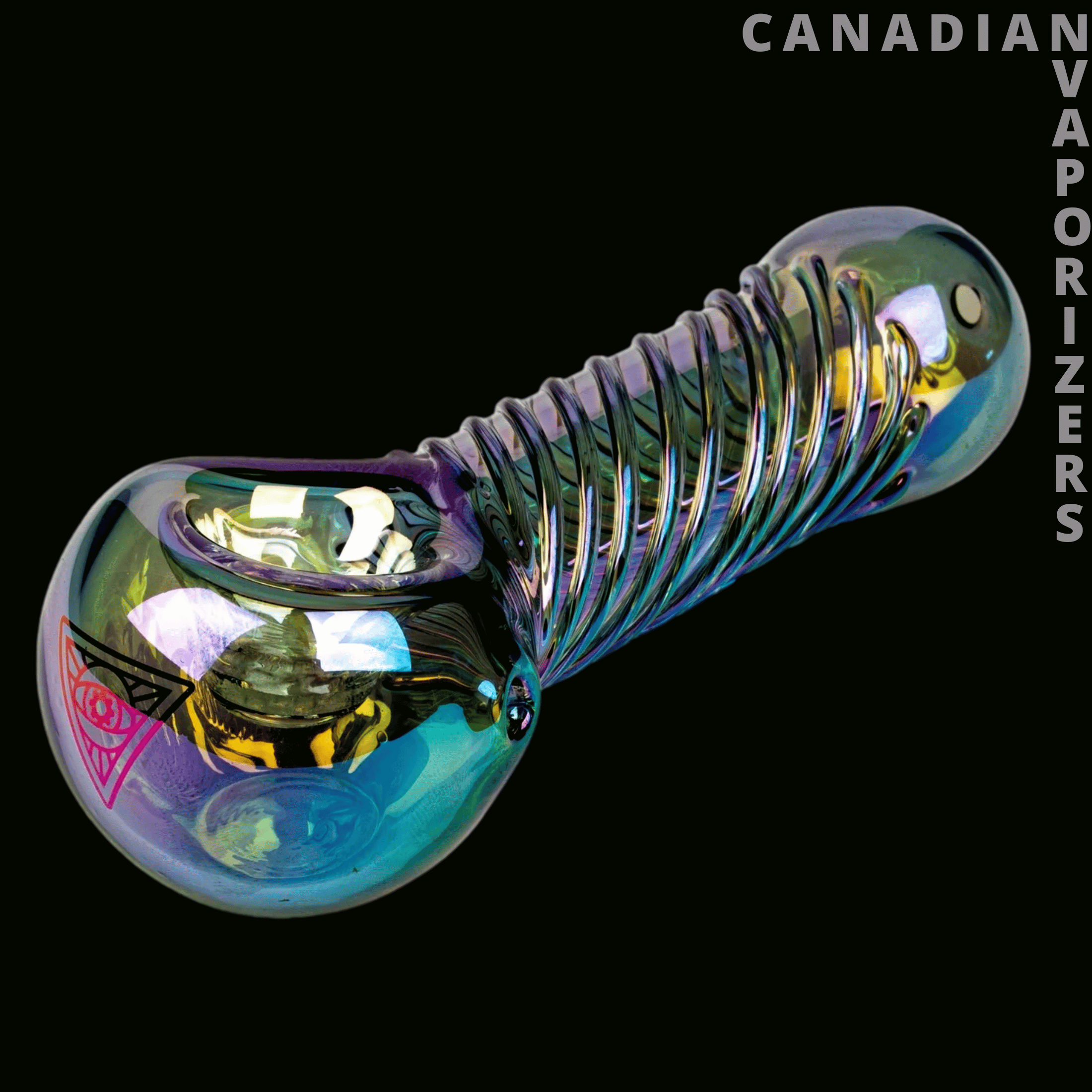 Red Eye Tek 4.5&quot; Metallic Terminator Finish Big Twister Hand Pipe