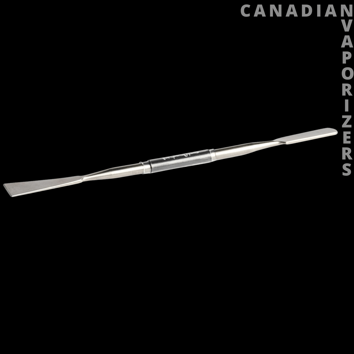 Skilletools XL Scraper - Long stainless steel concentrate scraper with tapered flat ends and a slim, polished handle.